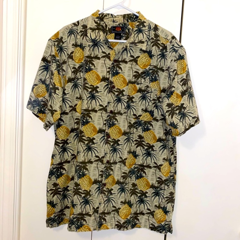 🌴Route 66 Tropical Button Down🌴